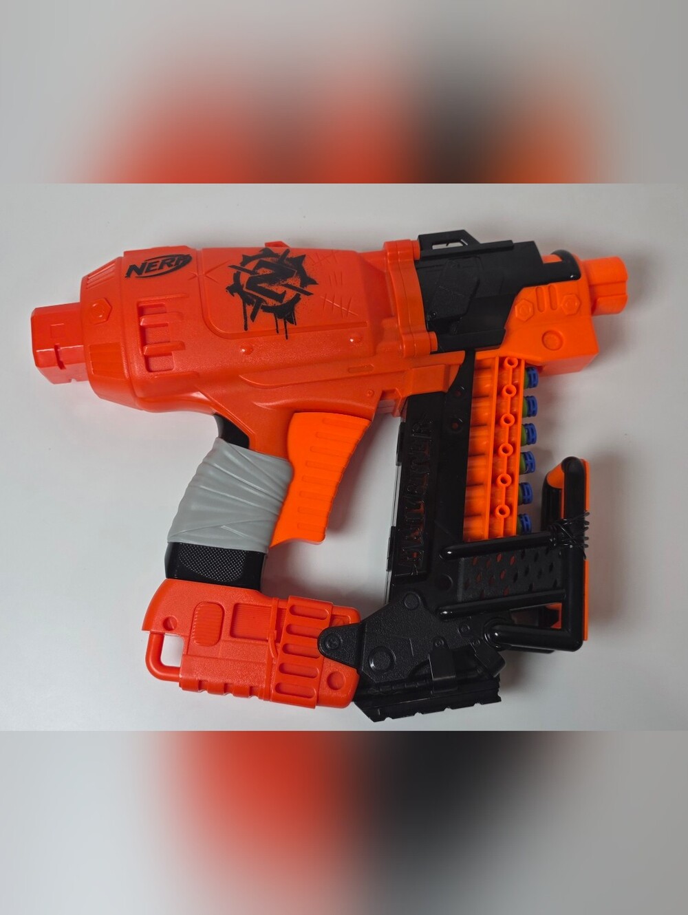 Nerf Zombie Strike Nailbiter Survival System Blaster